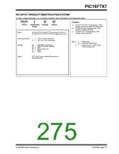 浏览型号PIC16F777-I/PT的Datasheet PDF文件第275页