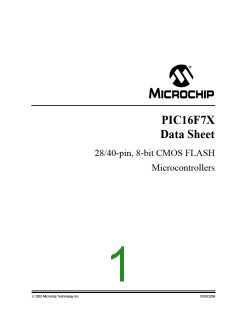 浏览型号PIC16F76-I/ML的Datasheet PDF文件第1页