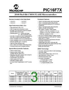 浏览型号PIC16F76-I/ML的Datasheet PDF文件第3页