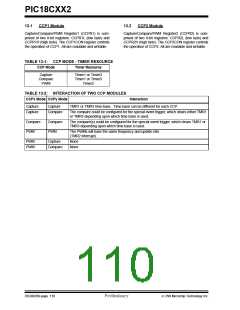 浏览型号PIC18C452-I/L的Datasheet PDF文件第110页