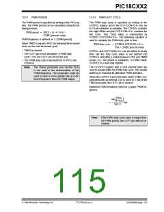 浏览型号PIC18C452-I/L的Datasheet PDF文件第115页
