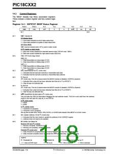 浏览型号PIC18C452-I/L的Datasheet PDF文件第118页