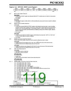 浏览型号PIC18C452-I/L的Datasheet PDF文件第119页