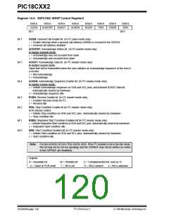 浏览型号PIC18C452-I/L的Datasheet PDF文件第120页