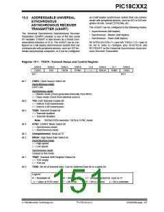 浏览型号PIC18C452-I/L的Datasheet PDF文件第151页