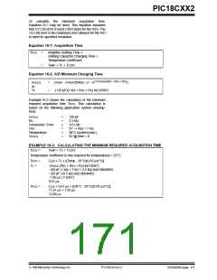 浏览型号PIC18C452-I/L的Datasheet PDF文件第171页