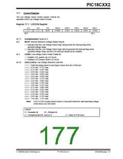 浏览型号PIC18C452-I/L的Datasheet PDF文件第177页