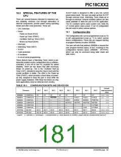 浏览型号PIC18C452-I/L的Datasheet PDF文件第181页