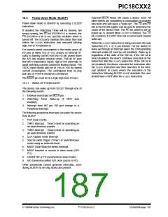 浏览型号PIC18C452-I/L的Datasheet PDF文件第187页