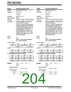 浏览型号PIC18C452-I/L的Datasheet PDF文件第204页