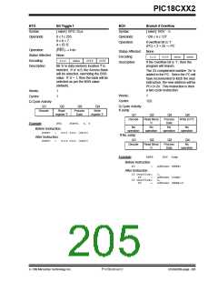 浏览型号PIC18C452-I/L的Datasheet PDF文件第205页