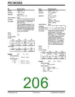 浏览型号PIC18C452-I/L的Datasheet PDF文件第206页