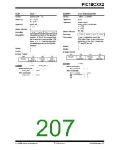 浏览型号PIC18C452-I/L的Datasheet PDF文件第207页