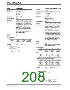 浏览型号PIC18C452-I/L的Datasheet PDF文件第208页