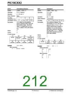 浏览型号PIC18C452-I/L的Datasheet PDF文件第212页