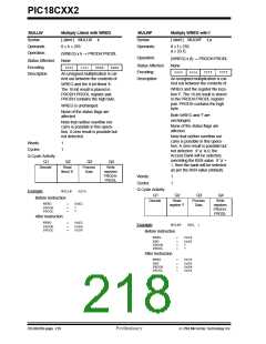 浏览型号PIC18C452-I/L的Datasheet PDF文件第218页