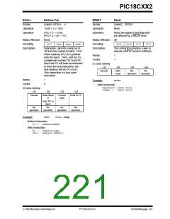 浏览型号PIC18C452-I/L的Datasheet PDF文件第221页