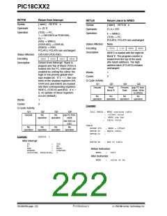 浏览型号PIC18C452-I/L的Datasheet PDF文件第222页