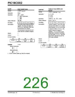 浏览型号PIC18C452-I/L的Datasheet PDF文件第226页