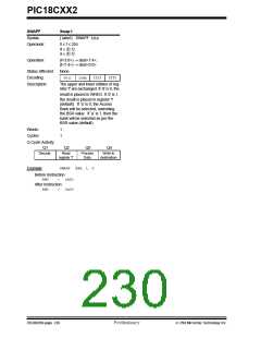 浏览型号PIC18C452-I/L的Datasheet PDF文件第230页