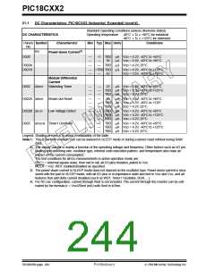 浏览型号PIC18C452-I/L的Datasheet PDF文件第244页