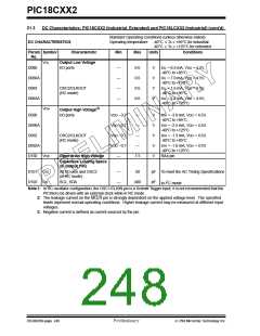 浏览型号PIC18C452-I/L的Datasheet PDF文件第248页