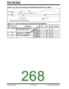 浏览型号PIC18C452-I/L的Datasheet PDF文件第268页