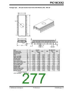 浏览型号PIC18C452-I/L的Datasheet PDF文件第277页