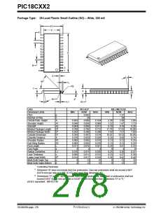 浏览型号PIC18C452-I/L的Datasheet PDF文件第278页
