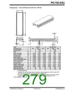 浏览型号PIC18C452-I/L的Datasheet PDF文件第279页