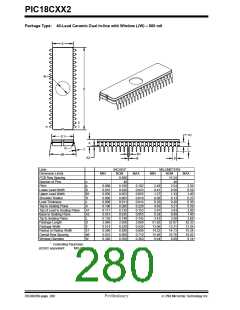 浏览型号PIC18C452-I/L的Datasheet PDF文件第280页