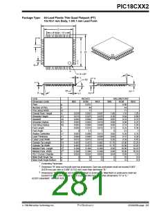 浏览型号PIC18C452-I/L的Datasheet PDF文件第281页