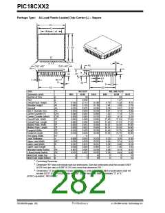 浏览型号PIC18C452-I/L的Datasheet PDF文件第282页