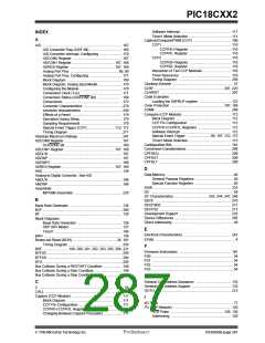 浏览型号PIC18C452-I/L的Datasheet PDF文件第287页