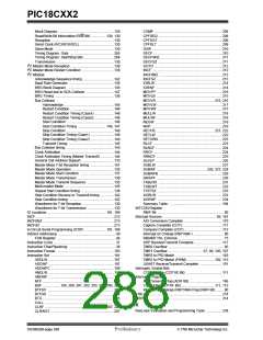 浏览型号PIC18C452-I/L的Datasheet PDF文件第288页