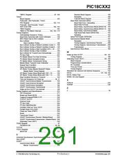 浏览型号PIC18C452-I/L的Datasheet PDF文件第291页