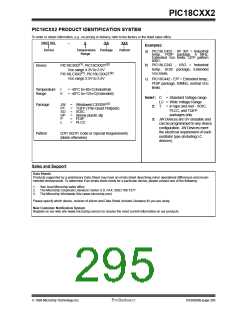浏览型号PIC18C452-I/L的Datasheet PDF文件第295页