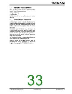 浏览型号PIC18C452-I/L的Datasheet PDF文件第33页