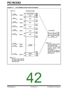浏览型号PIC18C452-I/L的Datasheet PDF文件第42页