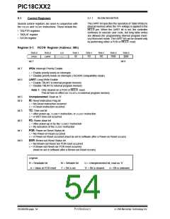 浏览型号PIC18C452-I/L的Datasheet PDF文件第54页