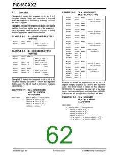 浏览型号PIC18C452-I/L的Datasheet PDF文件第62页