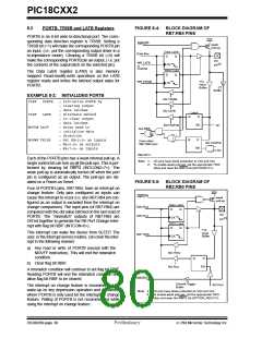 浏览型号PIC18C452-I/L的Datasheet PDF文件第80页