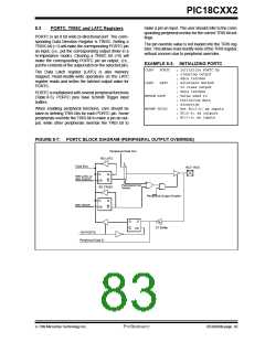 浏览型号PIC18C452-I/L的Datasheet PDF文件第83页