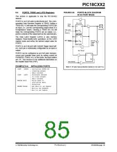 浏览型号PIC18C452-I/L的Datasheet PDF文件第85页