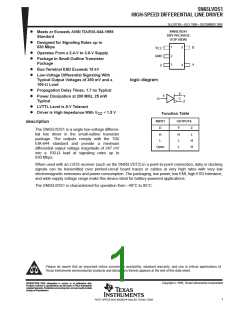 浏览型号SN65LVDS1的Datasheet PDF文件第1页