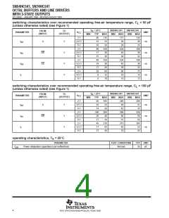 浏览型号SN74HC541N的Datasheet PDF文件第4页