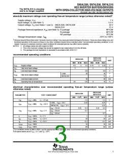浏览型号SN74LS06N的Datasheet PDF文件第3页