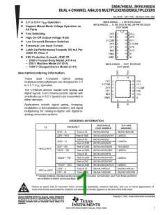 浏览型号SN74LV4052的Datasheet PDF文件第1页