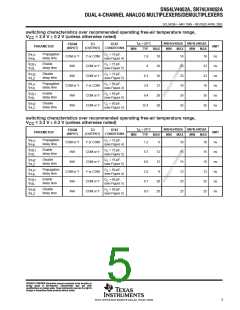 浏览型号SN74LV4052的Datasheet PDF文件第5页