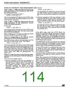 浏览型号ST92F150JDV1Q6的Datasheet PDF文件第114页